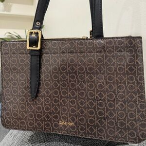 Calvin Klein Havana Signature Tote